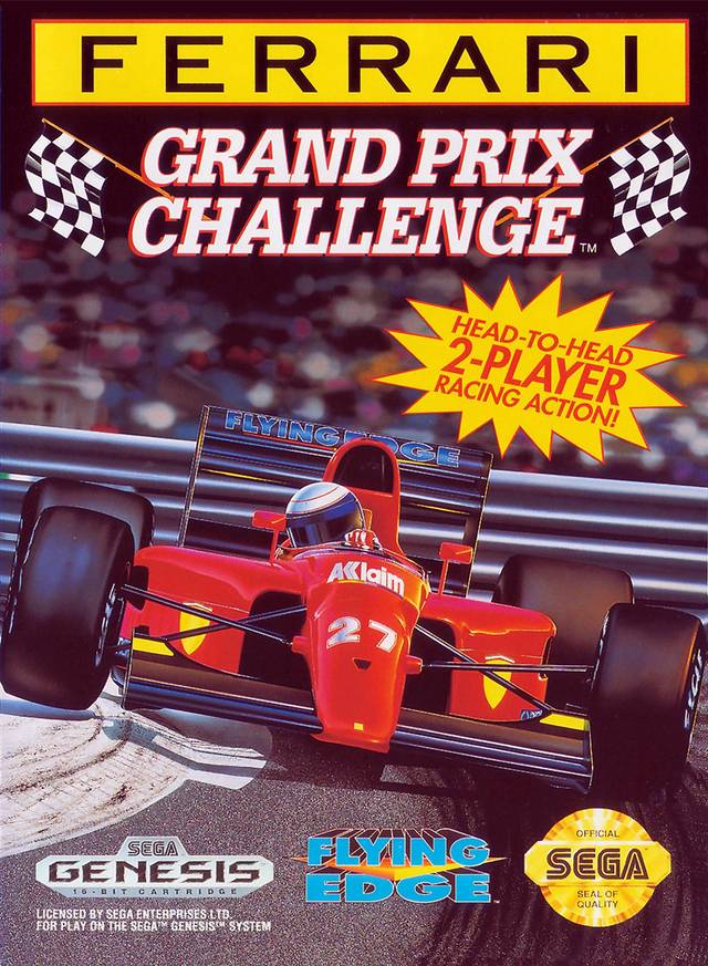 Ferrari Grand Prix Challenge - (SG) SEGA Genesis [Pre-Owned] Video Games Flying Edge   