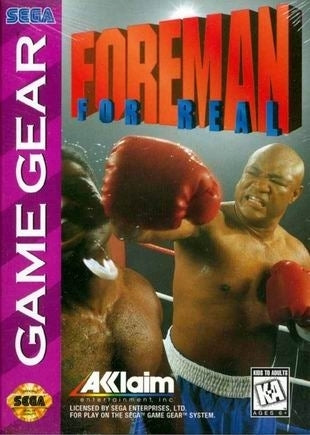 Foreman For Real - (SGG) SEGA GameGear [Pre-Owned] Video Games Acclaim   
