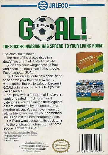 Goal! - (NES) Nintendo Entertainment System [Pre-Owned] Video Games Jaleco Entertainment   