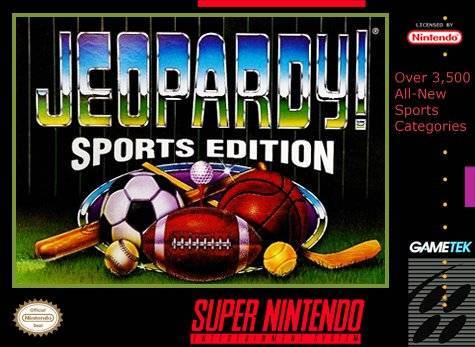 Jeopardy! Sports Edition - (SNES) Super Nintendo [Pre-Owned] Video Games GameTek   