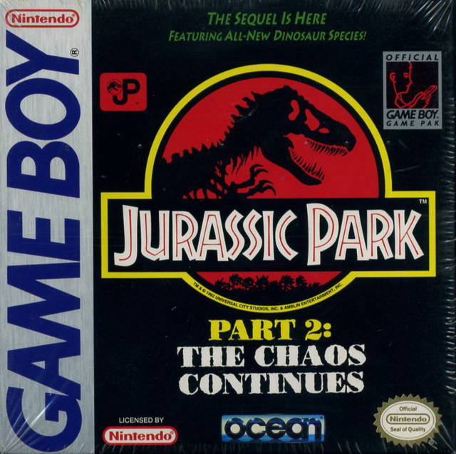 Jurassic Park Part 2: The Chaos Continues - (GB) Game Boy [Pre-Owned] Video Games Ocean   