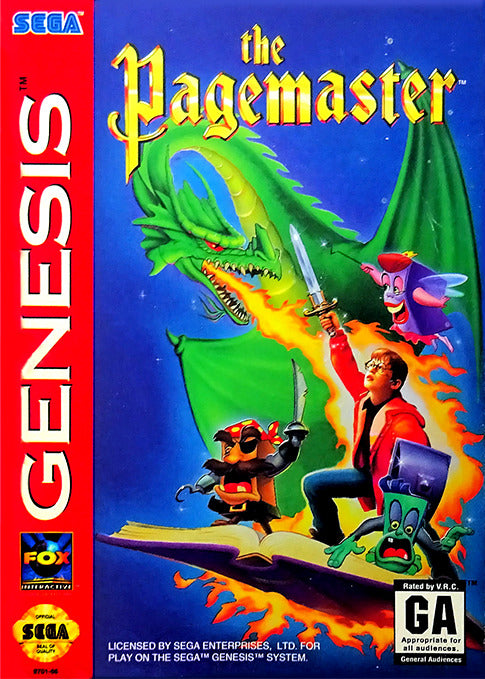 The Pagemaster - (SG) SEGA Genesis [Pre-Owned] Video Games Fox Interactive   