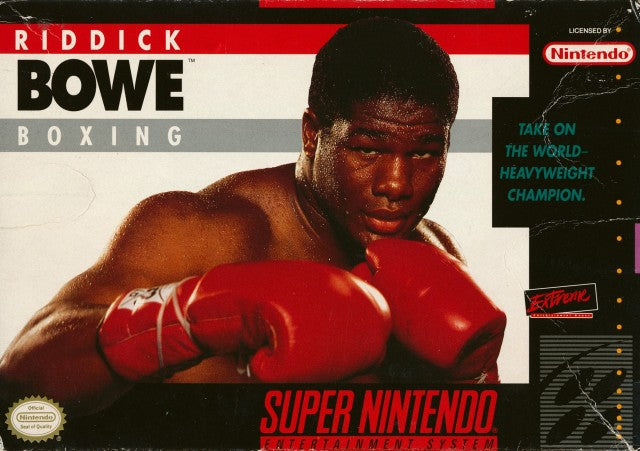 Riddick Bowe Boxing - (SNES) Super Nintendo [Pre-Owned] Video Games Extreme Entertainment Group   
