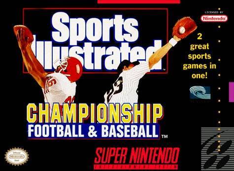 Sports Illustrated: Championship Football & Baseball - (SNES) Super Nintendo [Pre-Owned] Video Games Malibu   