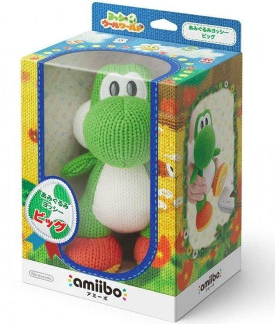 Mega Yarn Yoshi (Yoshi's Woolly World) - Nintendo WiiU Amiibo (Japanese Import) Amiibo Nintendo   