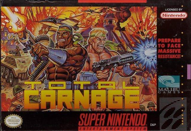 Total Carnage - (SNES) Super Nintendo [Pre-Owned] Video Games Malibu   