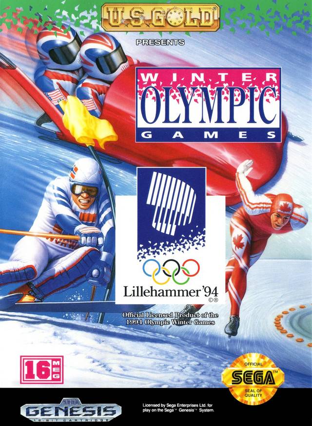 Winter Olympic Games: Lillehammer '94 - (SG) SEGA Genesis [Pre-Owned] Video Games U.S. Gold   