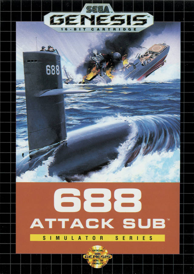 688 Attack Sub - (SG) SEGA Genesis  [Pre-Owned] Video Games Sega   