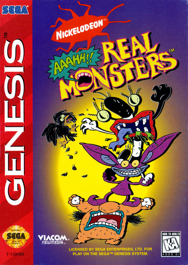 AAAHH!!! Real Monsters - (SG) SEGA Genesis [Pre-Owned] Video Games Viacom New Media   