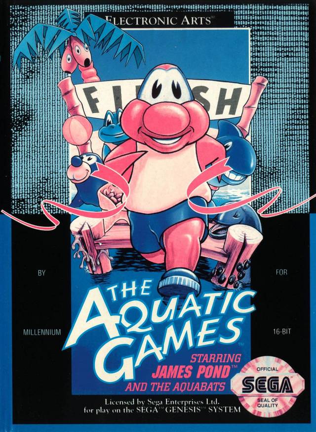The Aquatic Games starring James Pond and the Aquabats - (SG) SEGA Genesis [Pre-Owned] Video Games Electronic Arts   
