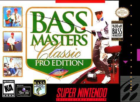 Bass Masters Classic: Pro Edition - (SNES) Super Nintendo [Pre-Owned] Video Games Black Pearl   