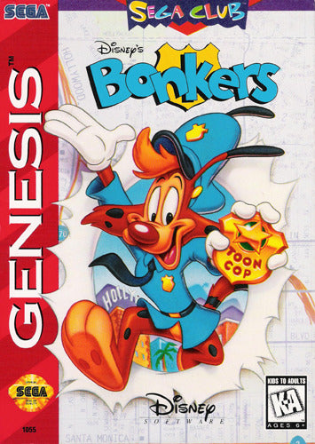 Disney's Bonkers - (SG) SEGA Genesis [Pre-Owned] Video Games Sega   