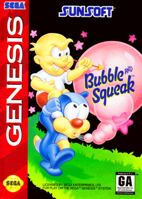 Bubble and Squeak - SEGA Genesis [Pre-Owned] Video Games SunSoft   