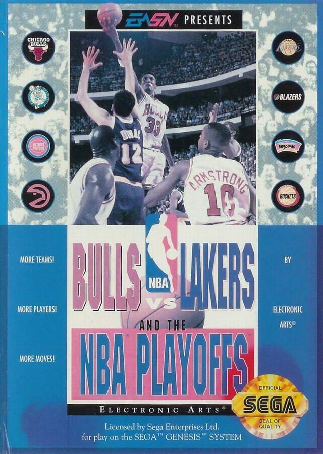 Bulls vs Lakers and the NBA Playoffs - SEGA Genesis [Pre-Owned] Video Games Electronic Arts   