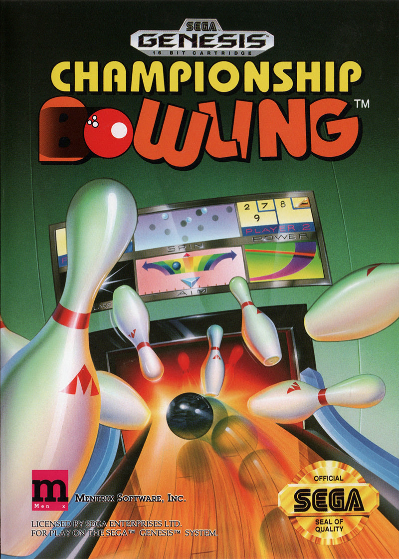 Championship Bowling - (SG) SEGA Genesis [Pre-Owned] Video Games Mentrix Software, Inc.   