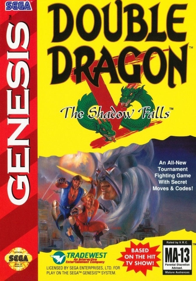 Double Dragon V: The Shadow Falls - (SG) SEGA Genesis [Pre-Owned] Video Games Tradewest   
