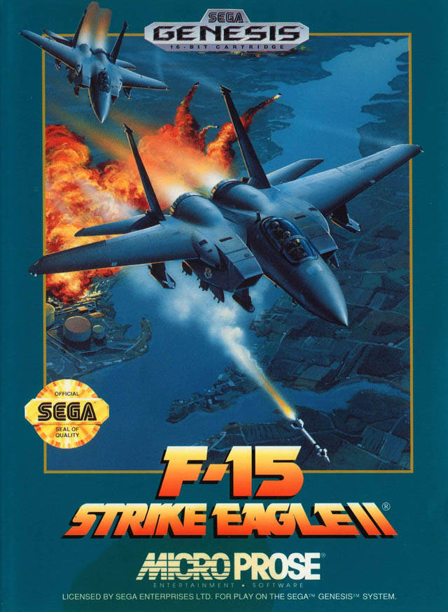F-15 Strike Eagle II - (SG) SEGA Genesis [Pre-Owned] Video Games MicroProse   