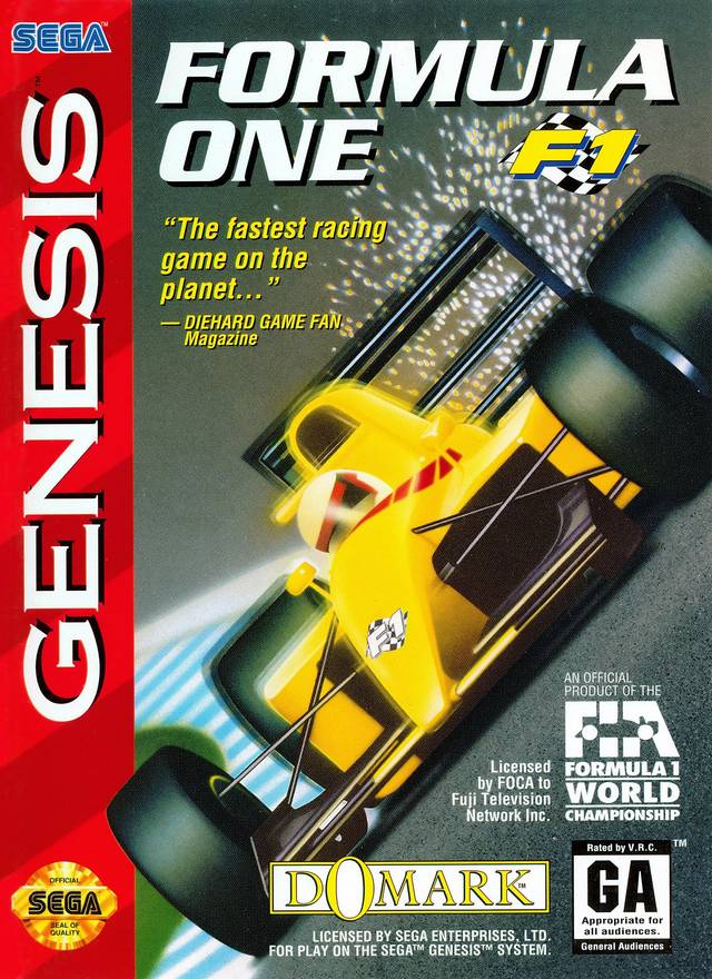 Formula One - SEGA Genesis [Pre-Owned] Video Games Tengen   