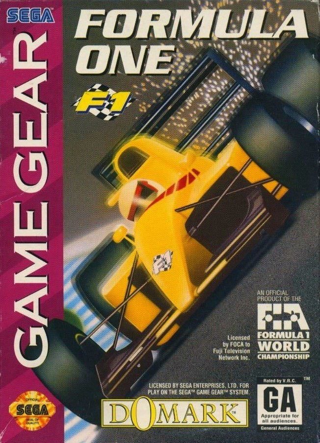 Formula One - SEGA GameGear [Pre-Owned] Video Games Domark   