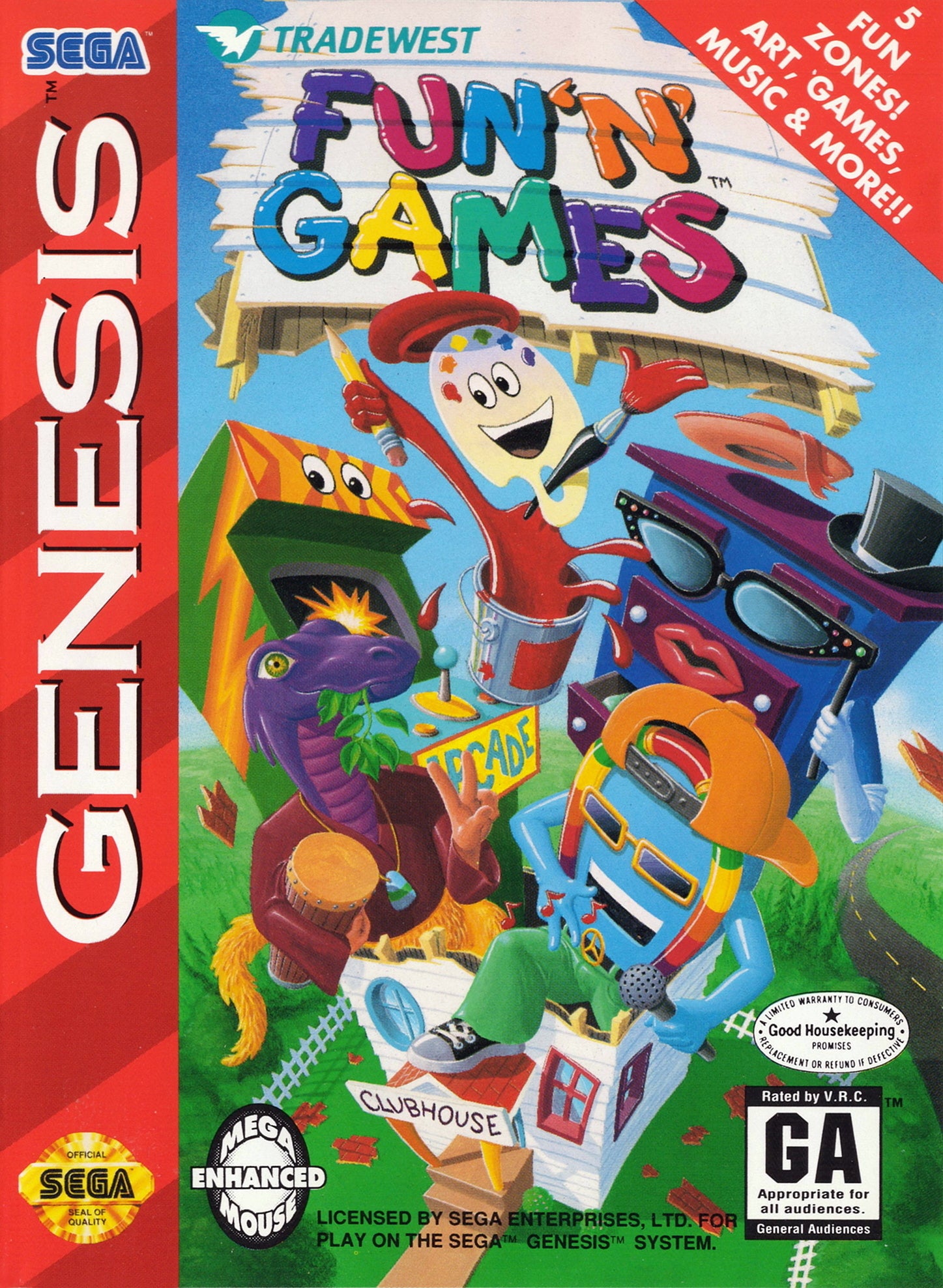 Fun 'n' Games - (SG) SEGA Genesis [Pre-Owned] Video Games Tradewest   