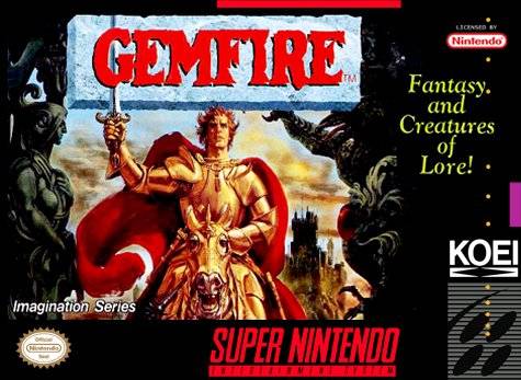 Gemfire - (SNES) Super Nintendo [Pre-Owned] Video Games Koei   