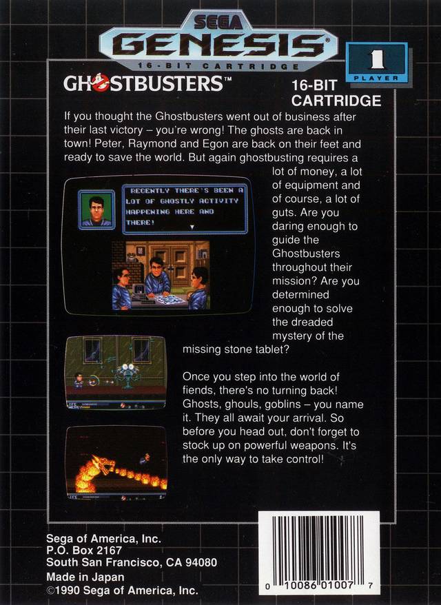 Ghostbusters - SEGA Genesis [Pre-Owned] Video Games Sega   
