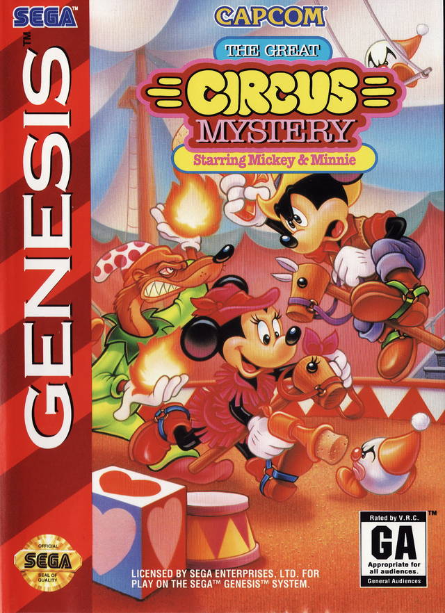The Great Circus Mystery Starring Mickey & Minnie - (SG) SEGA Genesis [Pre-Owned] Video Games Capcom   