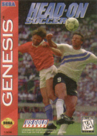 Head-On Soccer - (SG) SEGA Genesis  [Pre-Owned] Video Games U.S. Gold   