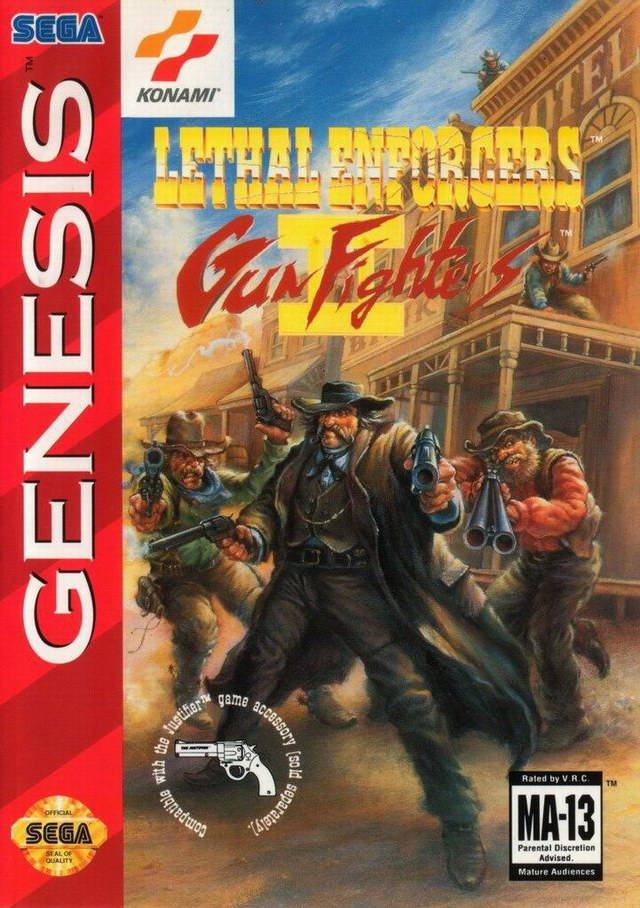 Lethal Enforcers II: Gun Fighters - (SG) SEGA Genesis [Pre-Owned] Video Games Konami   
