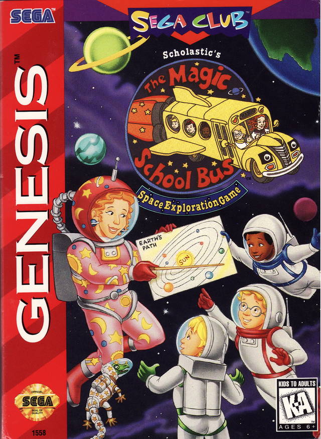 Scholastic's The Magic School Bus: Space Exploration Game - (SG) SEGA Genesis [Pre-Owned] Video Games Sega   