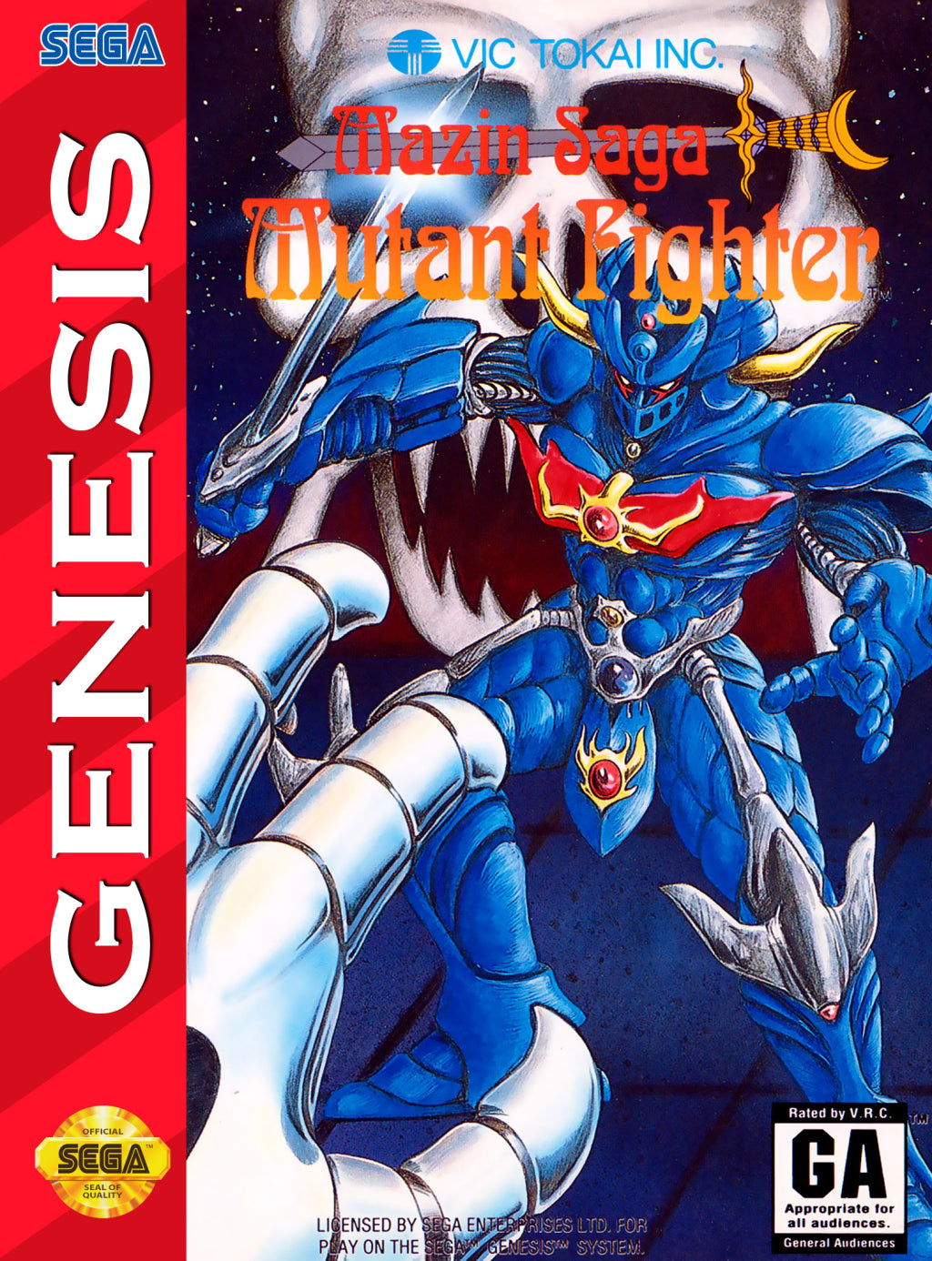 Mazin Saga Mutant Fighter - (SG) SEGA Genesis [Pre-Owned] Video Games Vic Tokai   