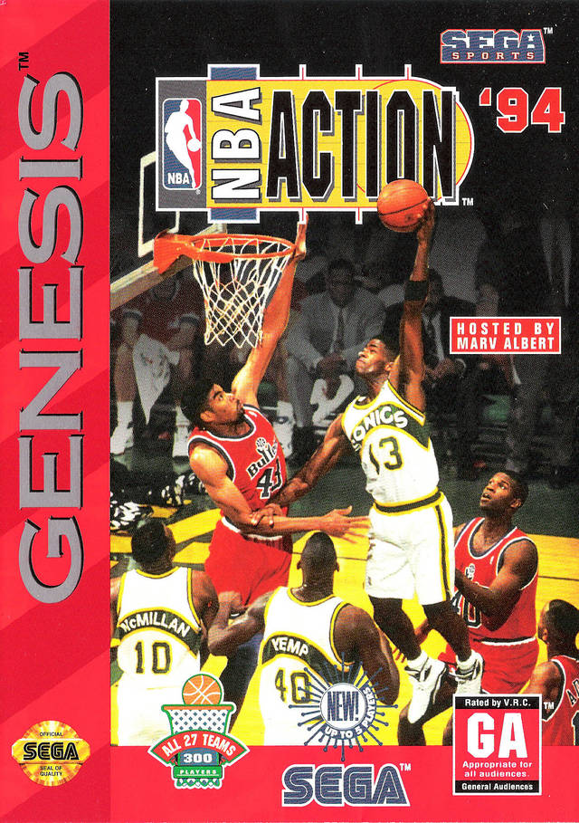 NBA Action '94 - (SG) SEGA Genesis [Pre-Owned] Video Games Sega   