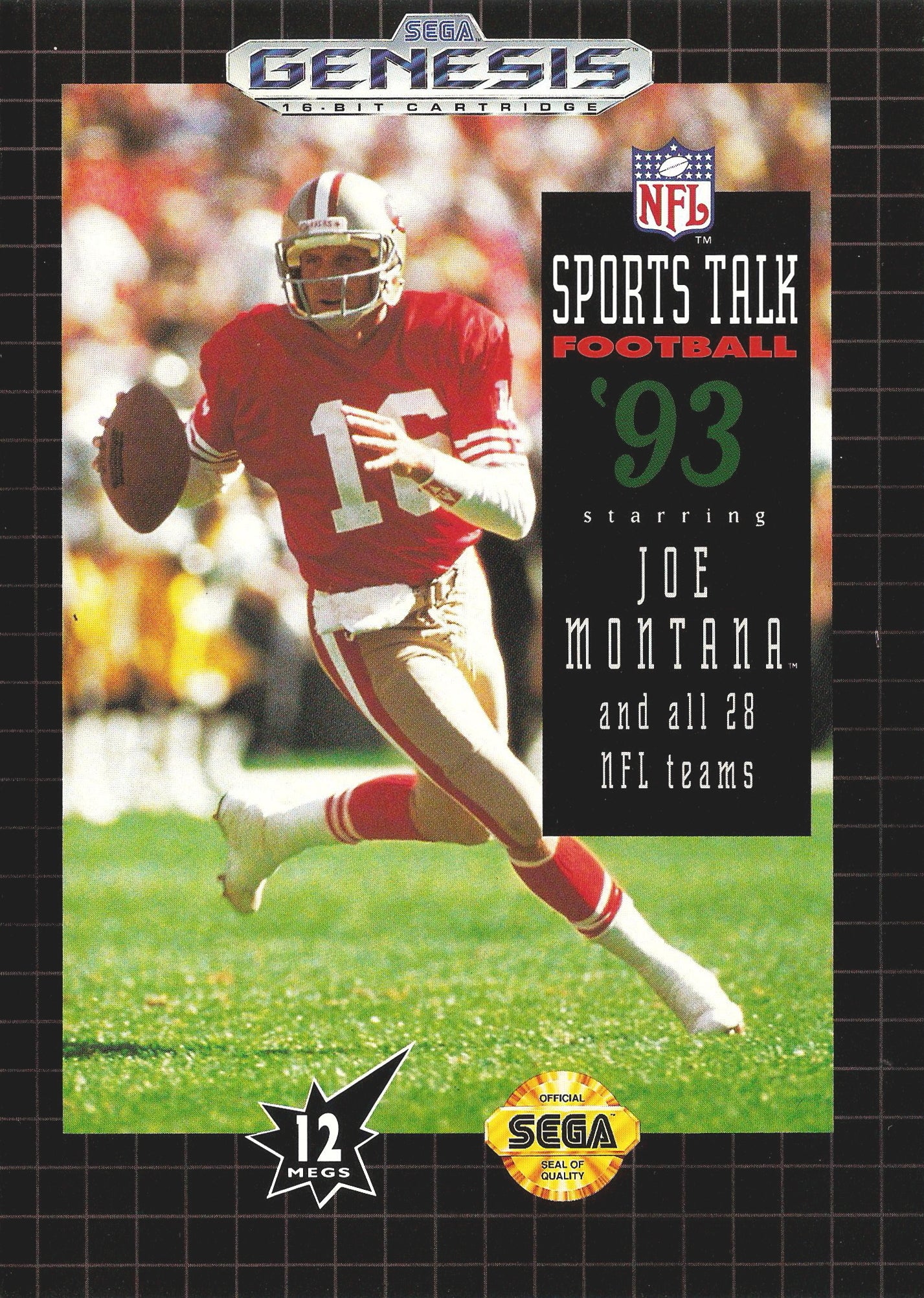 NFL Sports Talk Football '93 Starring Joe Montana - (SG) SEGA Genesis [Pre-Owned] Video Games Sega   