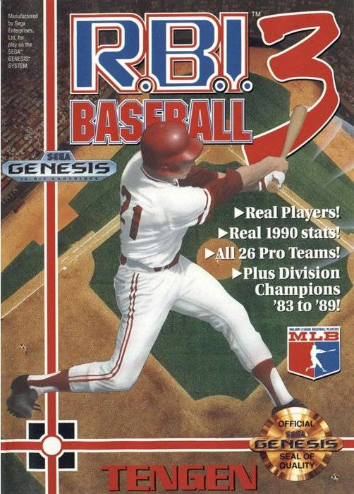 R.B.I. Baseball 3 - (SG) SEGA Genesis [Pre-Owned] Video Games Tengen   