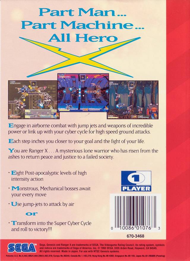 Ranger X - (SG) SEGA Genesis [Pre-Owned] Video Games Sega   