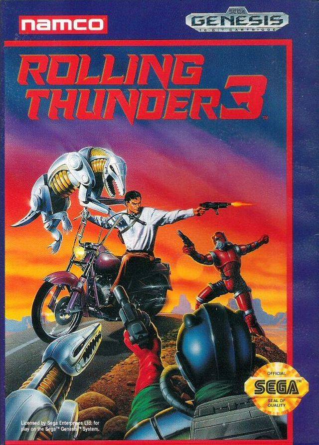 Rolling Thunder 3 - SEGA Genesis [Pre-Owned] Video Games Namco   