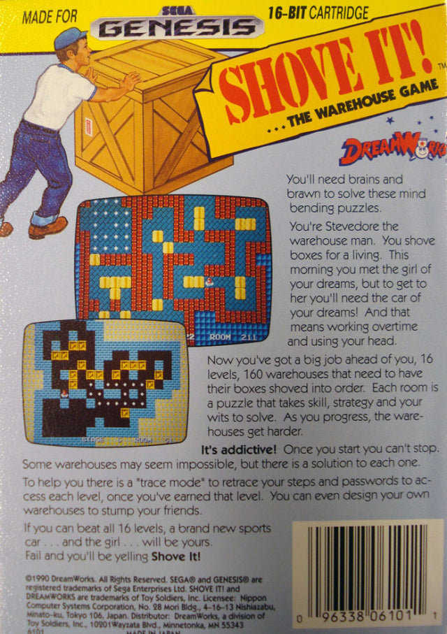 Shove It! ...The Warehouse Game - (SG) SEGA Genesis [Pre-Owned] Video Games Dreamworks Games   