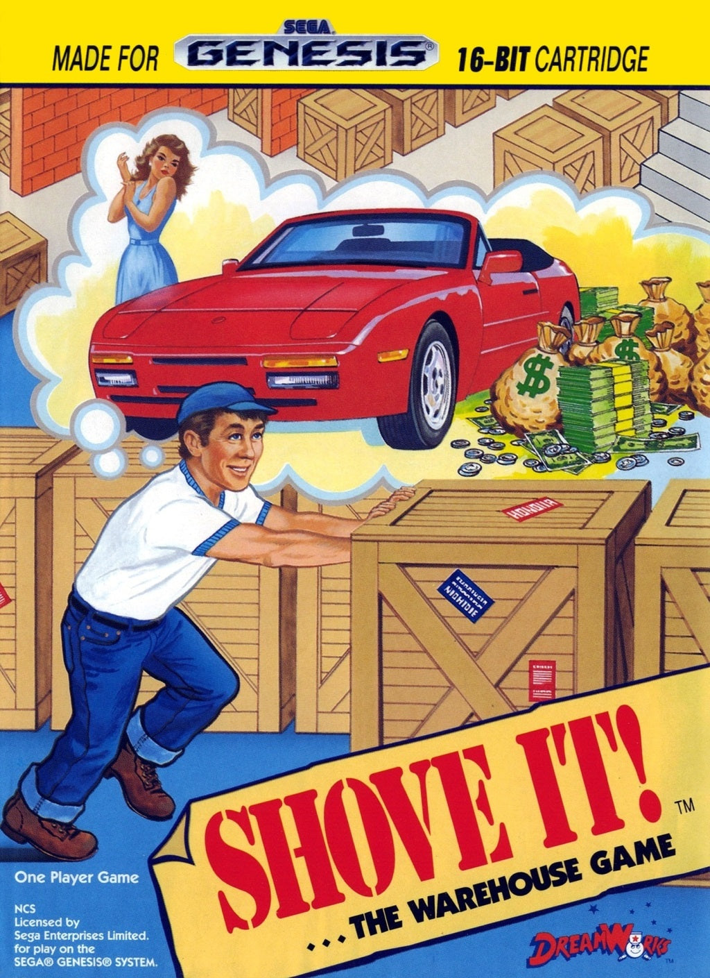 Shove It! ...The Warehouse Game - (SG) SEGA Genesis [Pre-Owned] Video Games Dreamworks Games   