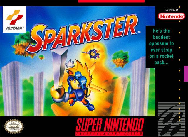 Sparkster - (SNES) Super Nintendo [Pre-Owned] Video Games Konami   