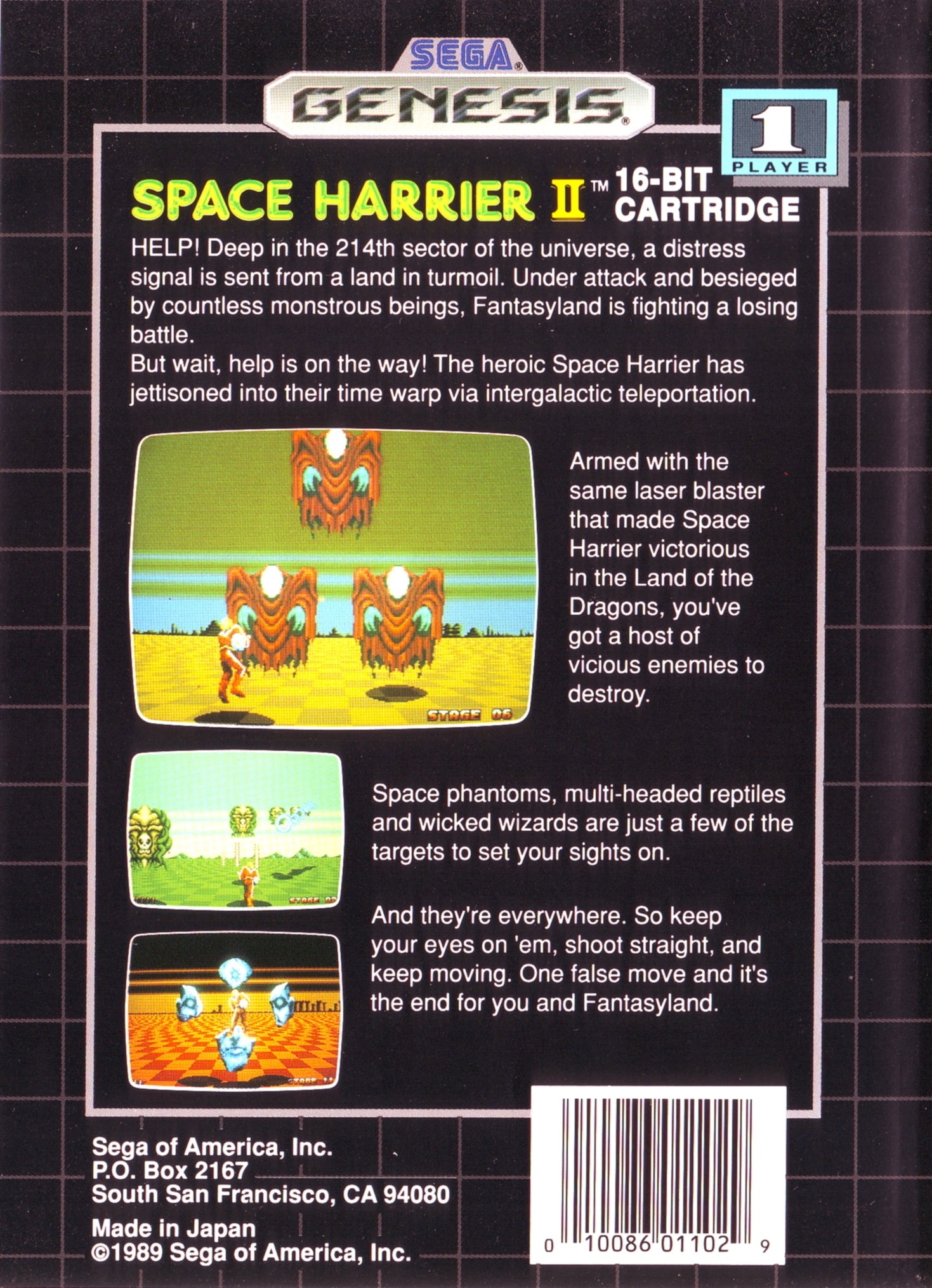 Space Harrier II - (SG) SEGA Genesis  [Pre-Owned] Video Games Sega   