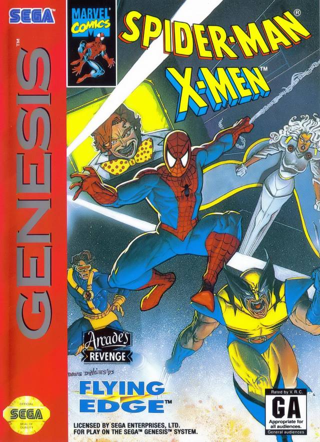 Spider-Man / X-Men: Arcade's Revenge - (SG) SEGA Genesis [Pre-Owned] Video Games Flying Edge   