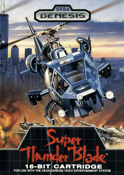 Super Thunder Blade - (SG) SEGA Genesis [Pre-Owned] Video Games Sega   