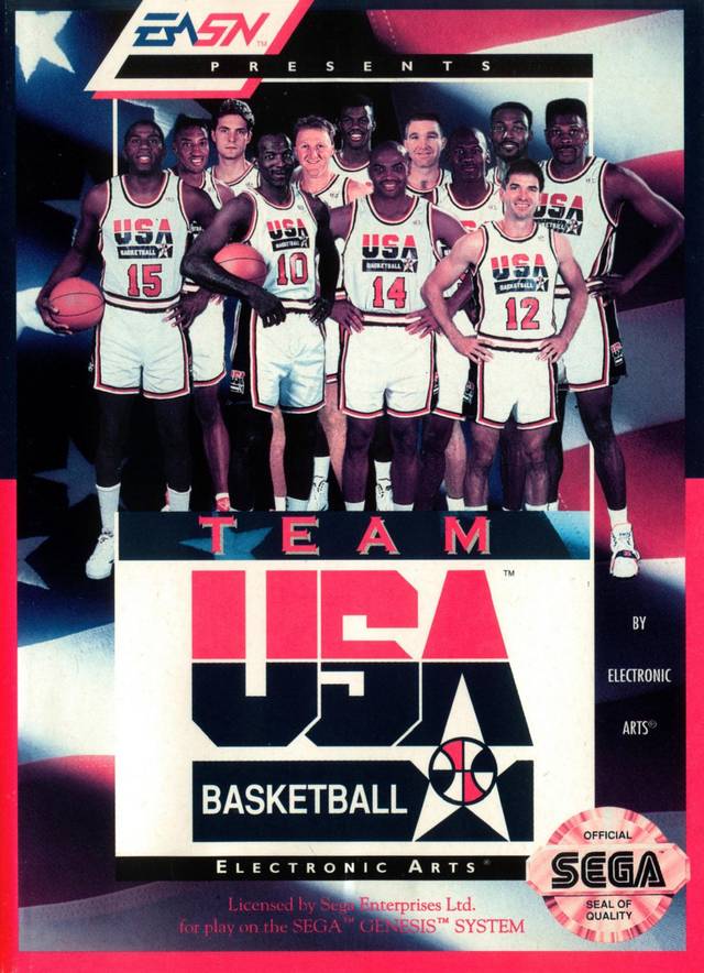 Team USA Basketball - (SG) SEGA Genesis [Pre-Owned] Video Games Electronic Arts   