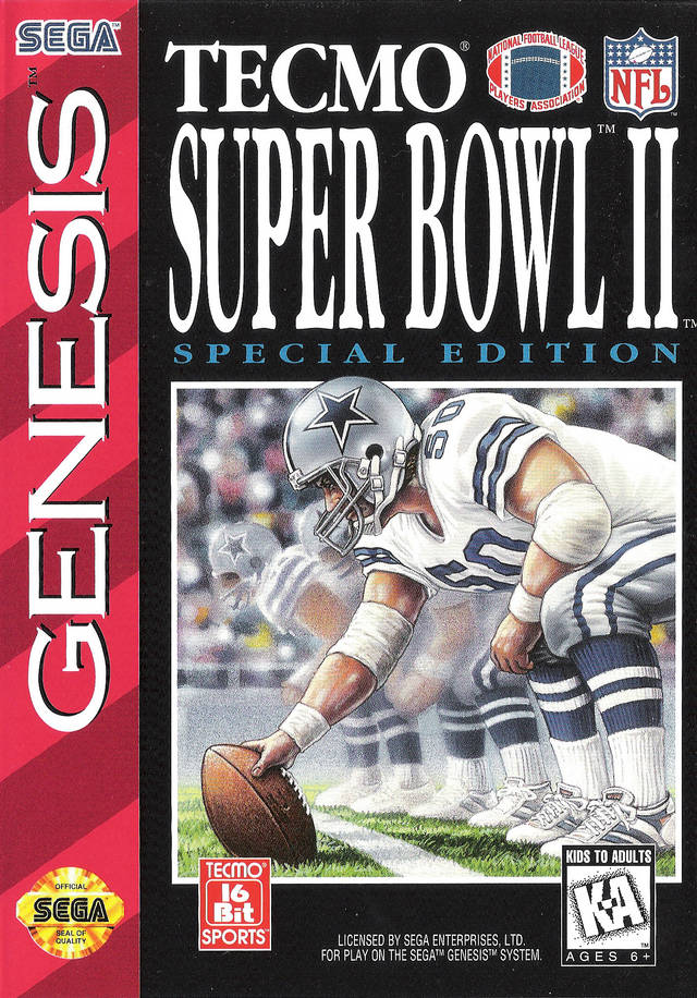 Tecmo Super Bowl II: Special Edition - SEGA Genesis [Pre-Owned] Video Games Tecmo   