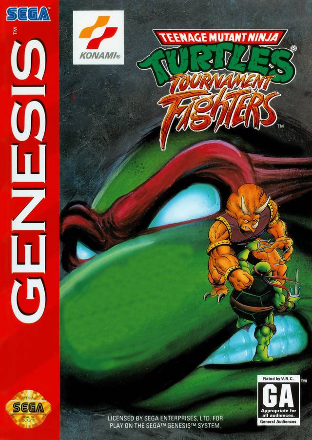 Teenage Mutant Ninja Turtles: Tournament Fighters - (SG) SEGA Genesis [Pre-Owned] Video Games Konami   