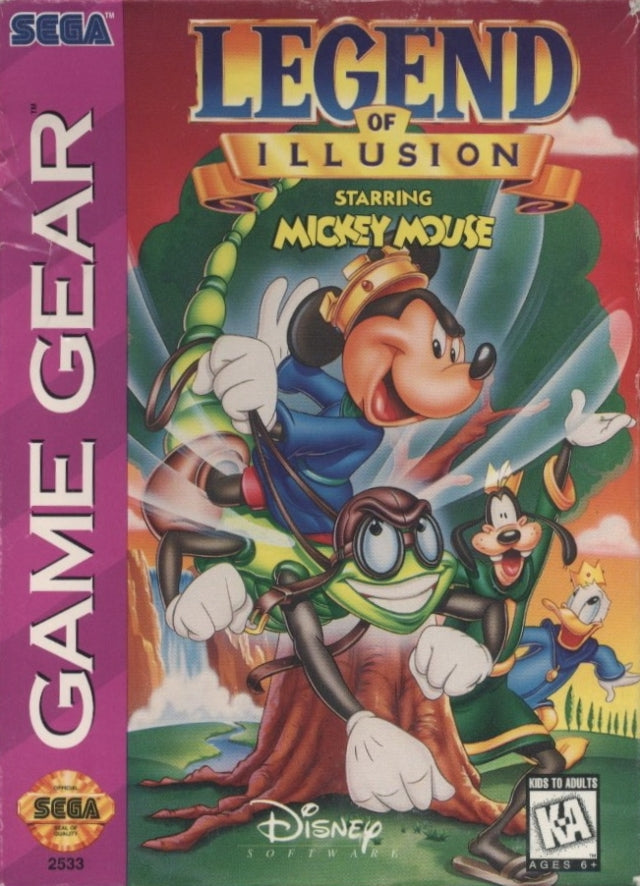 Legend of Illusion starring Mickey Mouse - SEGA GameGear [Pre-Owned] Video Games Sega   