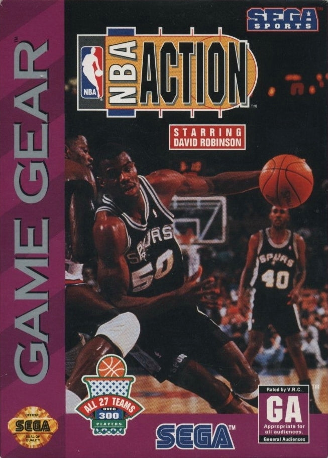 NBA Action starring David Robinson - (SGG) SEGA GameGear [Pre-Owned] Video Games Sega   