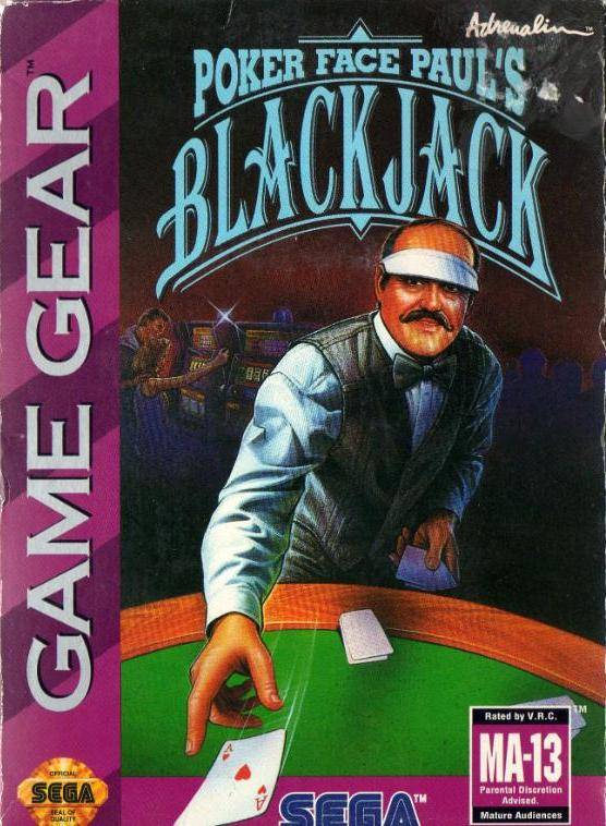 Poker Face Paul's Blackjack - SEGA GameGear [Pre-Owned] Video Games Adrenalin Interactive   