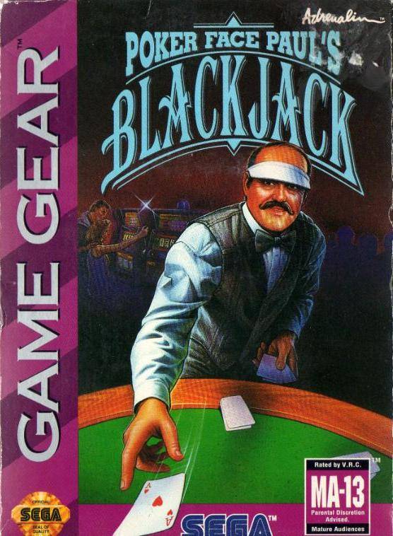 Poker Face Paul's Blackjack - SEGA GameGear [Pre-Owned] Video Games Adrenalin Interactive   
