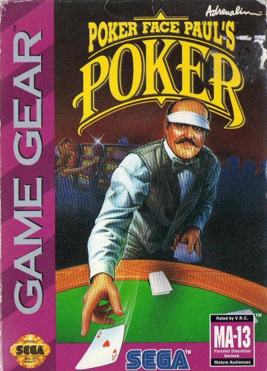 Poker Face Paul's Poker - SEGA GameGear [Pre-Owned] Video Games Adrenalin Interactive   